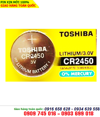 Toshiba CR2450 ; Pin 3v lithium Toshiba CR2450 chính hãng